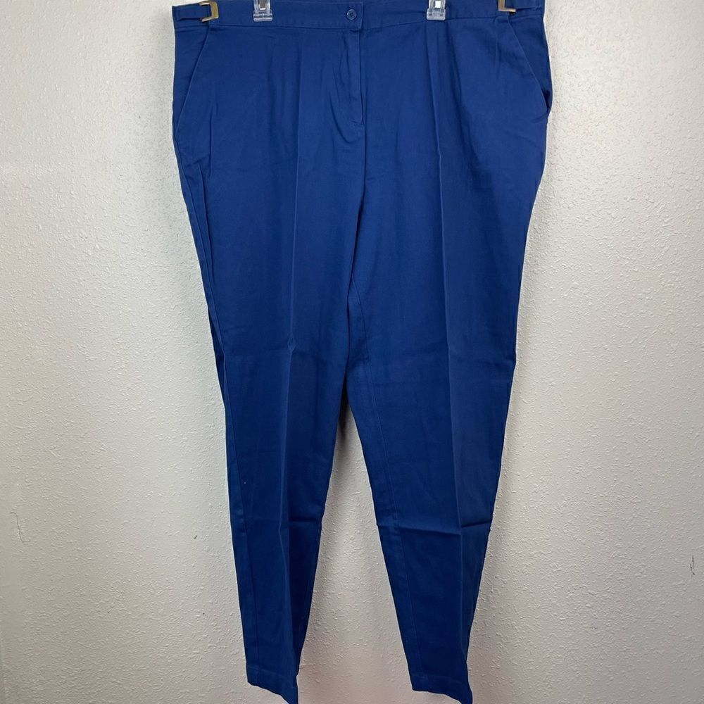 NWOT Bedford Fair Blue Casual Pants Size 18W